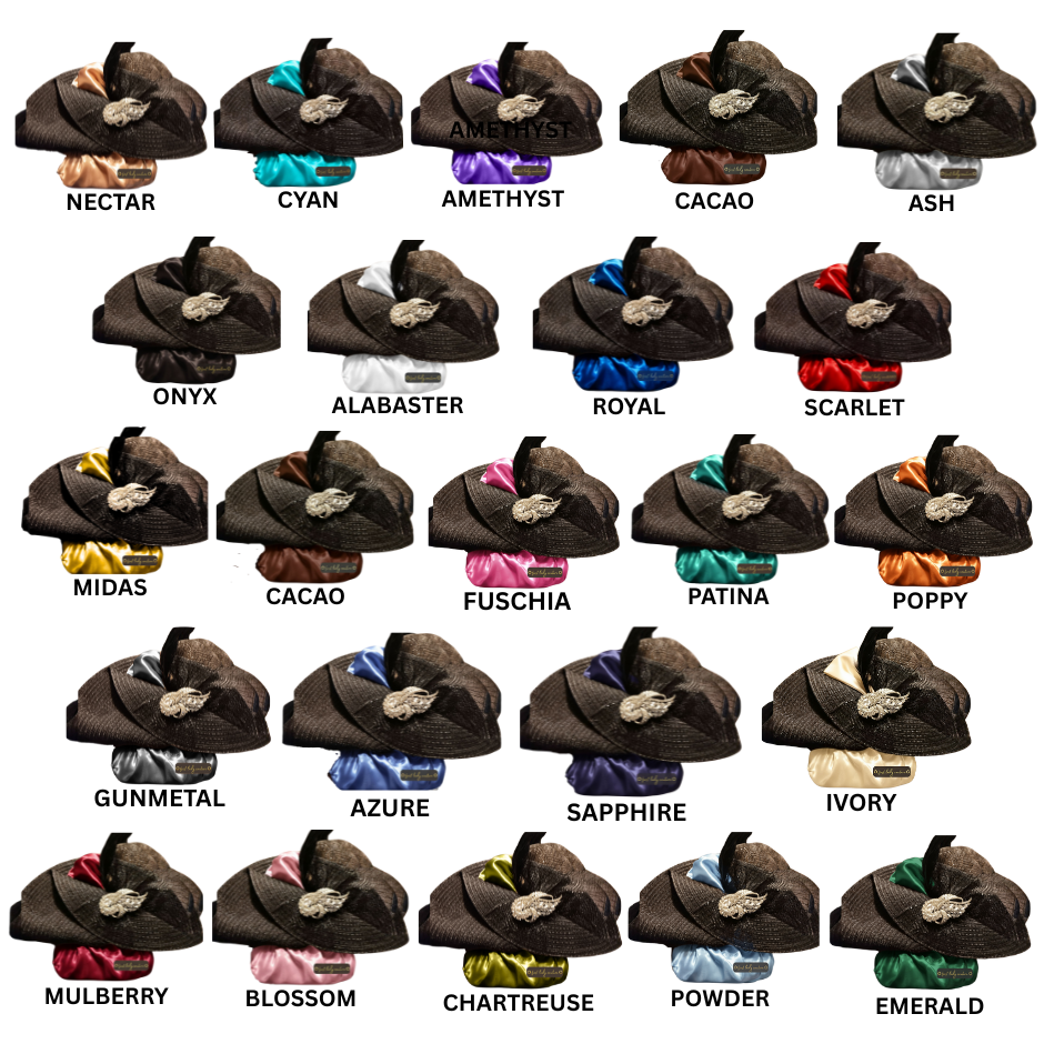 In Powder - First Lady Couture Hat Fan™