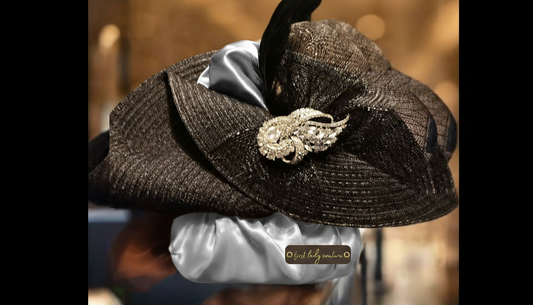 In Ash - First Lady Couture Hat Fan™