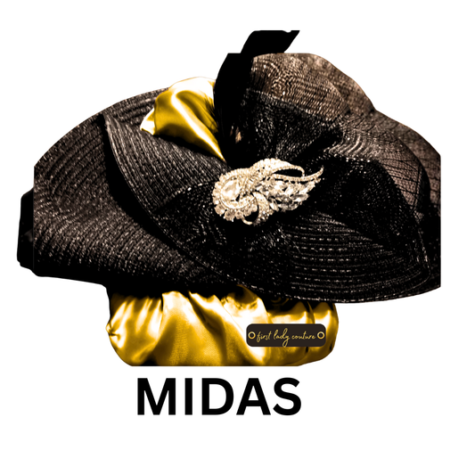 In Midas - First Lady Couture Hat Fan™