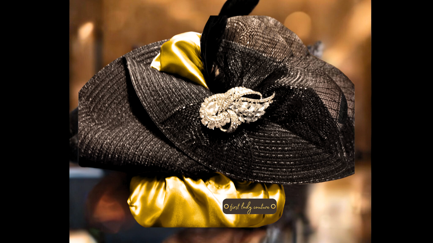 In Midas - First Lady Couture Hat Fan™
